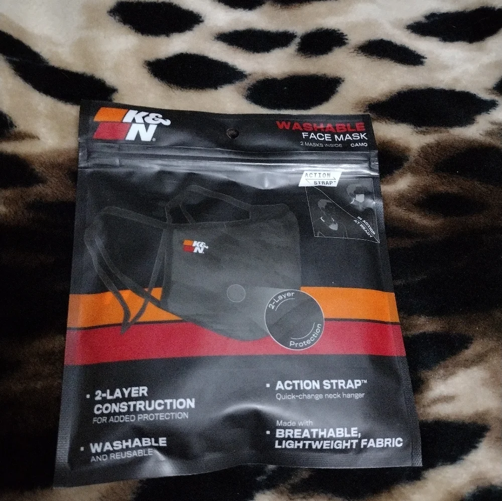 K & N Washable Face Mask 2 CT
